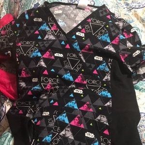 Small Star Wars scrub top